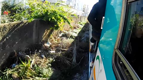 Train surfing kids in Tunis Tunisia 2025