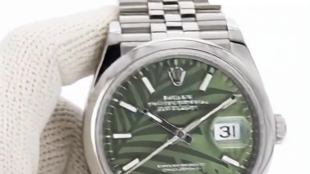 Rolex Datejust 36 Olive Palm Dial