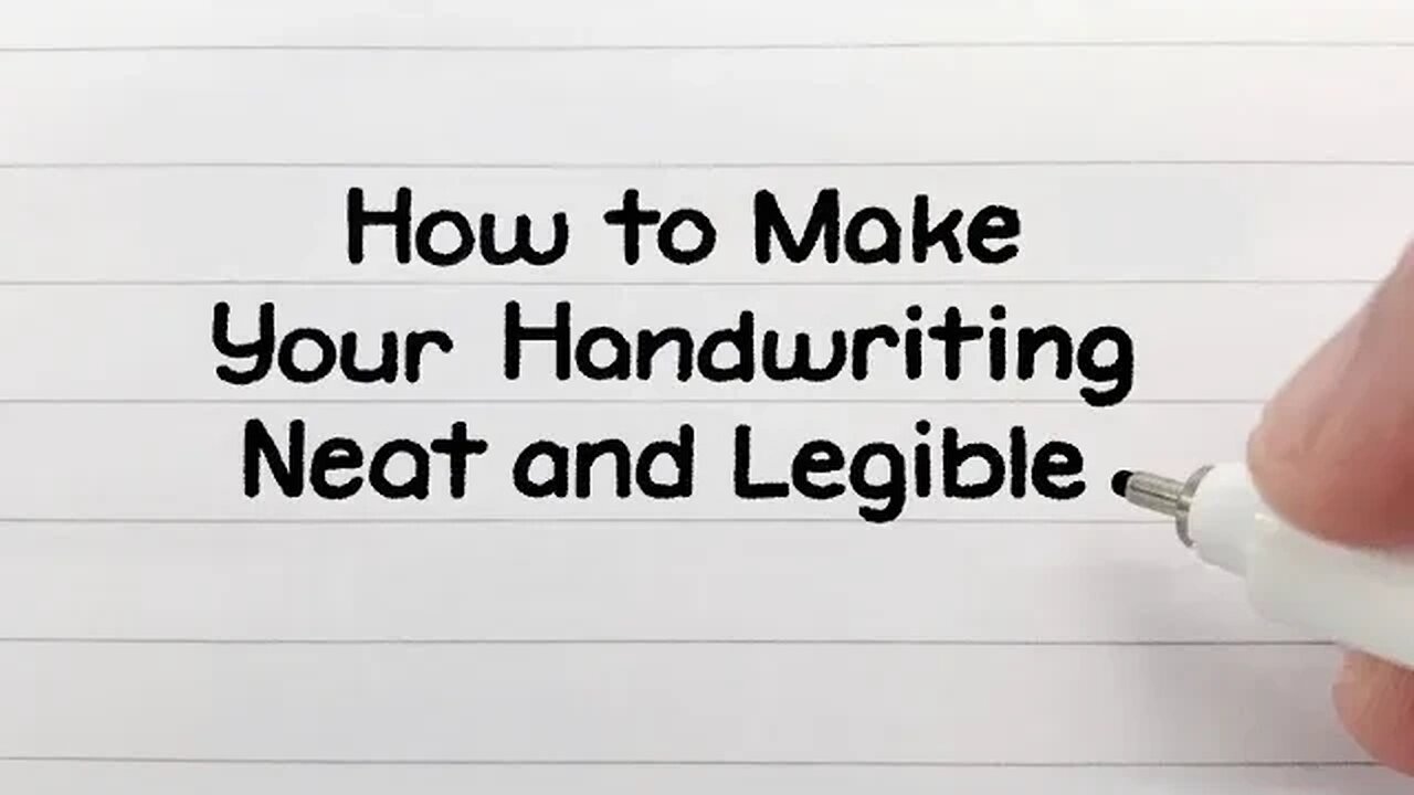 Master the Art of Neat Handwriting: Tips to Transform Your Writing Style"