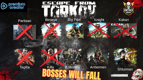 LIVE: Tarkov PVE Madness — BOSS HUNTING W/ MRR4GER and TONY maybe mr Akagumo