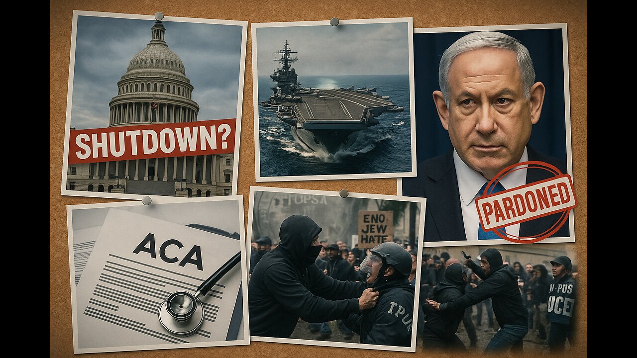 Shutdown Showdown: ACA Fight, Carrier to Caribbean, TPUSA Probes, Netanyahu Pardon Ask