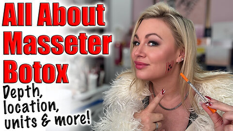 All About Masseter Botox! Depth, Placement, Number of units and more! Code Jessica10 saves you money