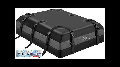 21 Cubic Feet Car Roof Bag 100% Waterproof Rooftop Cargo Carrier Review