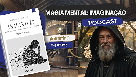 Podcast sobre o livro "Magia Mental: Imaginação" de Tesla di Murbox