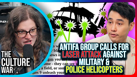 Antifa Group Calls For Laser Attack Against Police Helicopters To Make Them Crash, They Are Insane