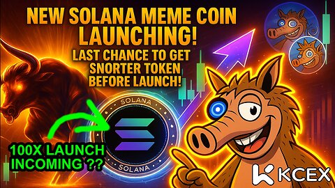 Snorter Token Last Chance Before Launch!! New Solana Meme Coin!!