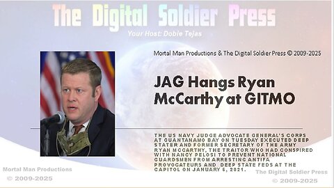 JAG Hangs Ryan McCarthy at GITMO. SG ANON NEWS.