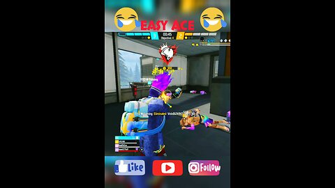 😁Easy ACE😁 #9xdgaming #freefirefunny #shortvideo #FreeFire #shorts #reels #FF #funny #funnyvideos