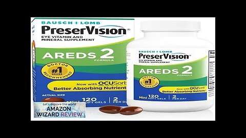 PreserVision AREDS 2 Eye Vitamin & Mineral Supplement Contains Lutein Vitamin C Review