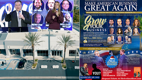 Clay Clark | Julie Green & Pastor Dave Scarlett Speak At Clay Clark's December 4-5 ThrivetimeShow.com Business Growth Conference + How to Pursue Christ While Growing a Business+ Celebrating 5 Long-Time Client Success Stories