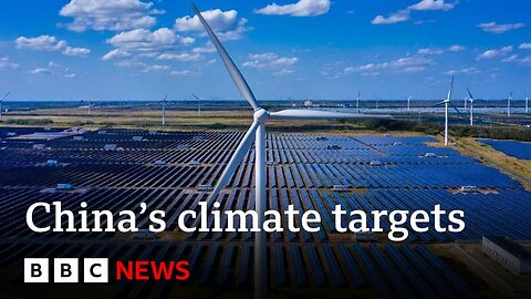 China makes landmark pledge to cut its climate emissions | BBC News