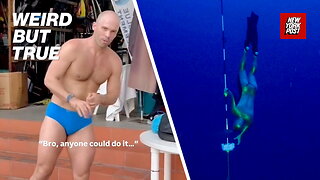 World's best free-diver will leave you gasping for air | Weird But True