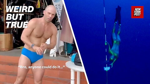 World's best free-diver will leave you gasping for air | Weird But True