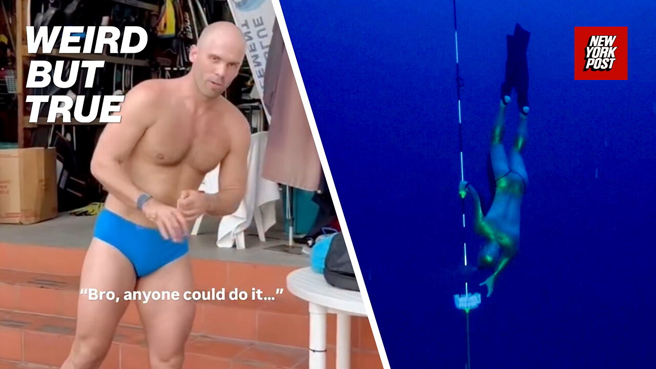 World's best free-diver will leave you gasping for air | Weird But True