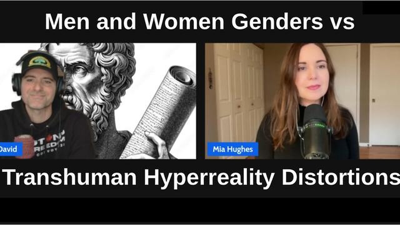 Men and Women Genders vs Transhuman Hyperreality Distortions - Author Mia Hughes