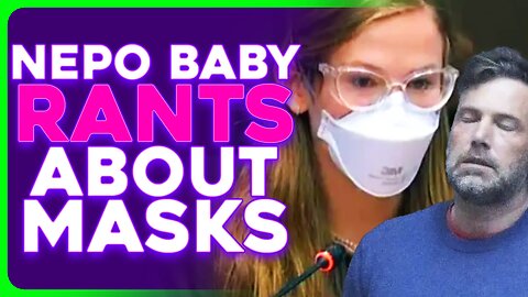 Nepo Baby Violet Affleck LECTURES The UN About Masks...In 2025! 