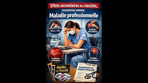 Effets secondaires des vaccins, reconnus comme maladie professionnelle ?