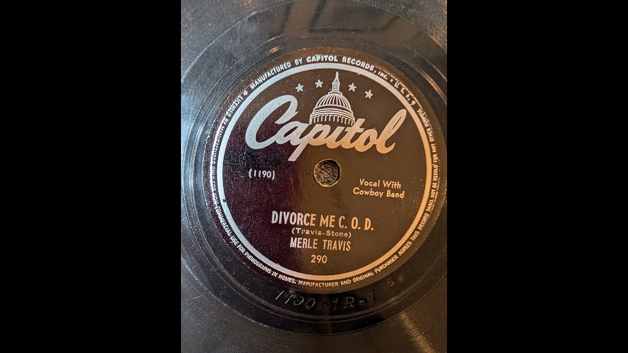 Capitol 290B Divorce Me C.O.D