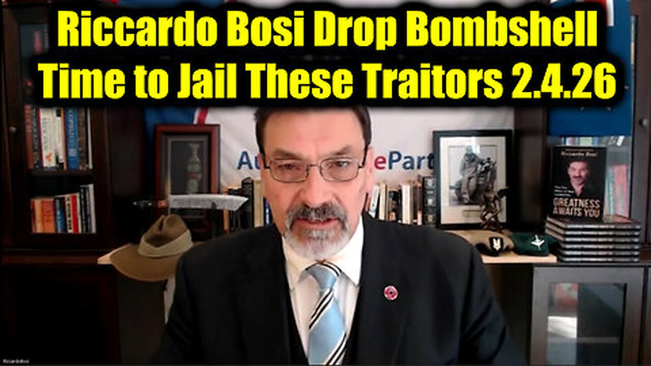 Riccardo Bosi Drop Bombshell - Time To Jail These Traitors!