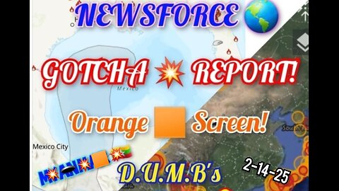 NEWSFORCE 🌎 Orange 🟧 Screen D.U.M.B's 🕳 💥 Child Trafficking Cabal busted! 2-14-25