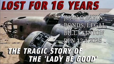 JUAN O SAVIN - BONDS, LEGAL, BILL CLINTON - PPN 12 1 2025
