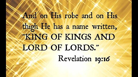 The Return of the KING, Revelations 19:11-19 with Dr. Tom Knotts, Jr.
