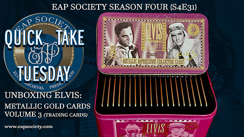 Elvis Presley Gold Series Metal Cards Vol 2 (Quick Take Tuesday) S04E31