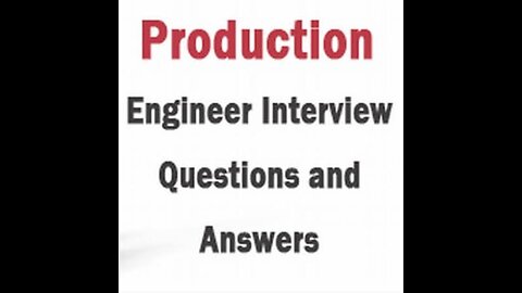 Interview question for production engineer |production supervisor interview question ❓ Answer -1