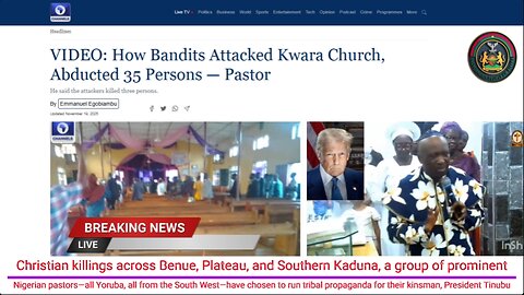vol.2 Hypocrisy Exposed: Yoruba Pastor Denies Kwara Church Attack—Defends Tinubu, Blames Trump