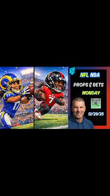 🏈 Best Week 17 MNF Football Picks | Rams vs Falcons | NFL Player Props | NBA Prizepicks Today 12/29