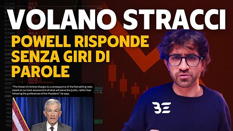 🚨 VOLANO STRACCI: POWELL NON LO SOPPORTA PIÙ E BITCOIN/ORO/ARGENTO VANNO SU!