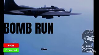 WW2 Enhanced Footage, B-17 Bombing Mission Documentary | Sound Design #ww2 #airforce #aviation