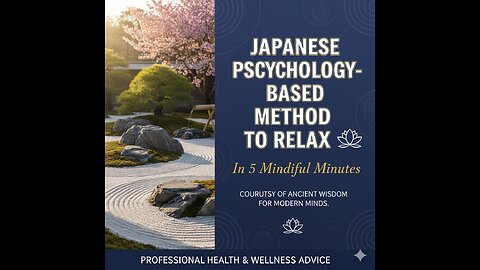 Japanese 5-Minute Relaxation Technique That Instantly Calms Your Mind 🧘🇯🇵