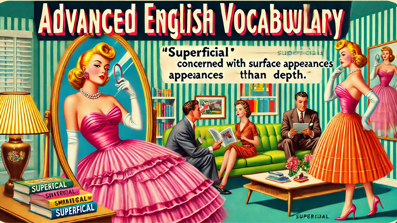 Vocabulary and Pronunciation "SUPERFICIAL" Advanced English