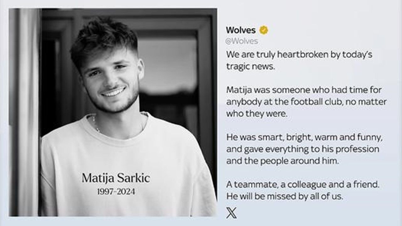 Millwall, Montenegro goalkeeper Matija Sarkic dies at 26...