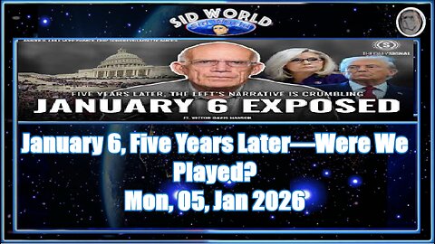 January 6, Five Years Later—Were We Played