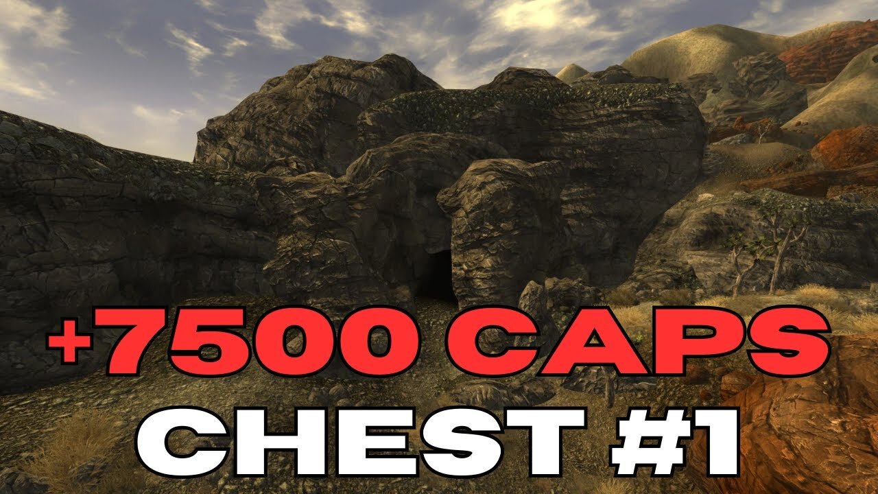 How To Get Rich in Fallout New Vegas with hidden +7500 caps cache - First Way