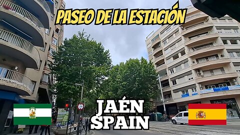 Exploring Jaén Spain: City Walking Tour Along Paseo de la Estación