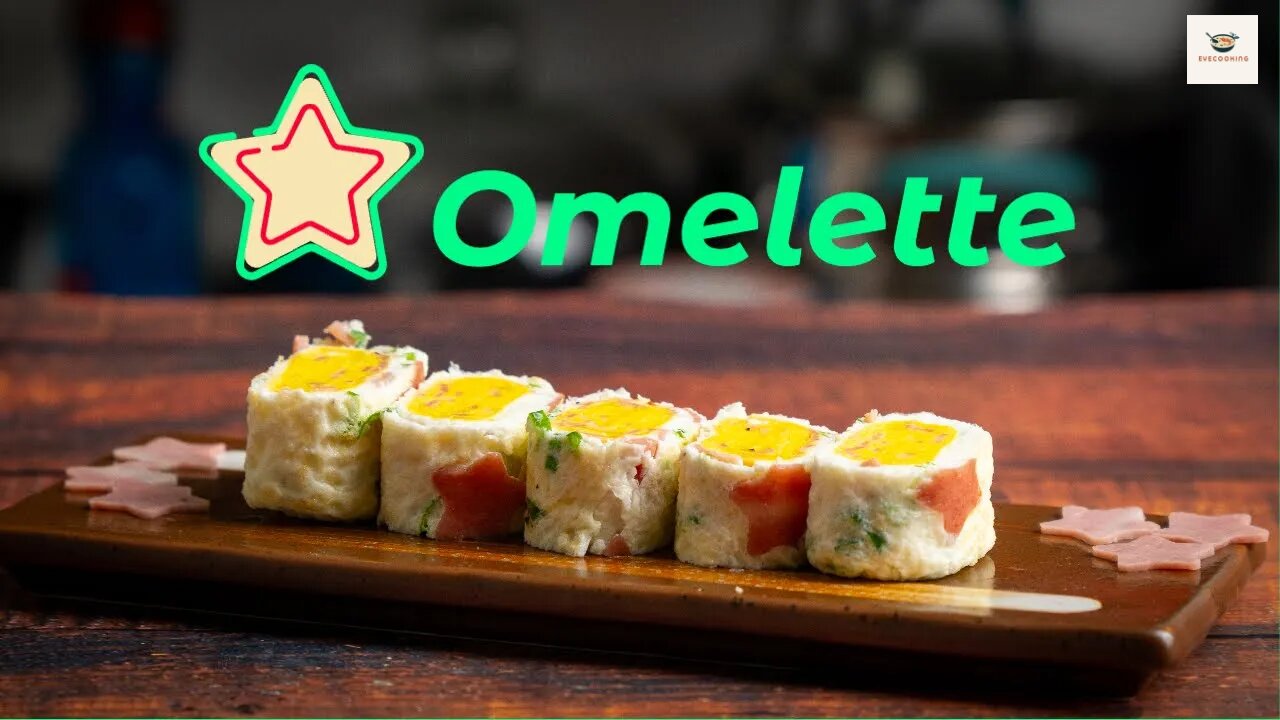 Kids’ Favorite Star Omelette | Korean Egg Roll (Gyeran-mari) | Easy & Delicious!