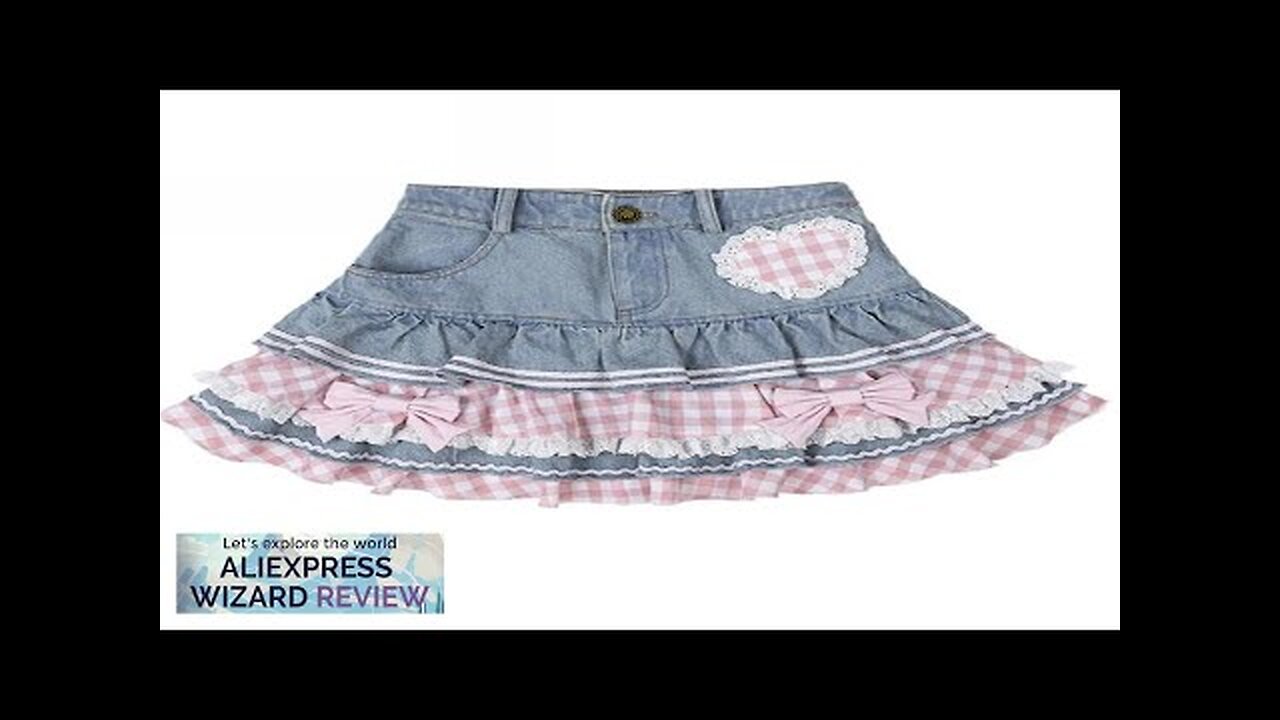 Preppy Style Kawaii Skirts Japanese Sweet Mini Women Harajuku Cute Ball Review