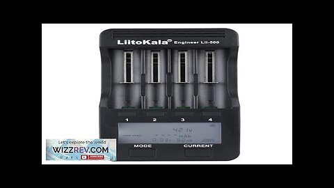 LiitoKala Lii-500 LCD Display Intellegent Battery Charger for 18650 26650 AA AAA Review