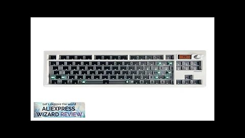 GMK87 Mechanical Keyboard KIT With Display Screen RGB Backlit Gasket Structure Gaming Review