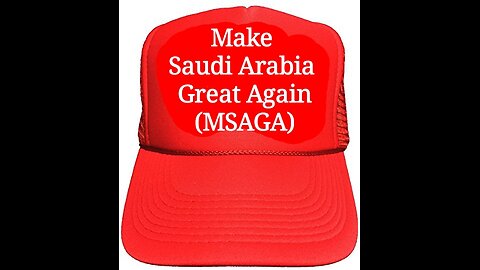 The singing TRUMP the Saudi song