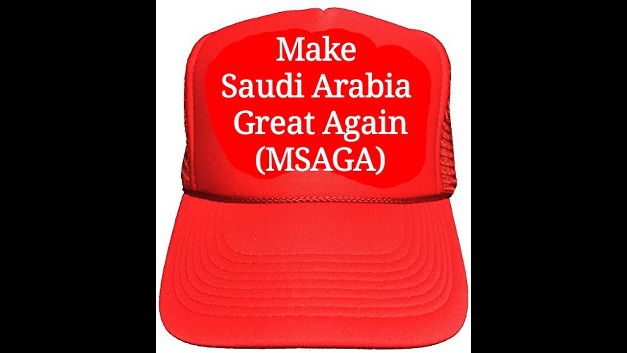 The singing TRUMP the Saudi song