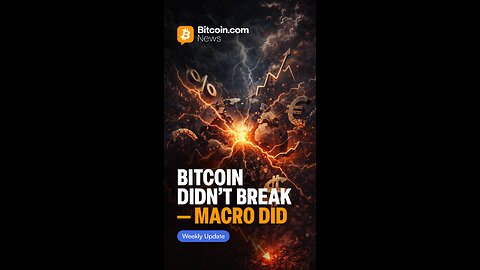 Bitcoin Didn’t Break — Macro Did