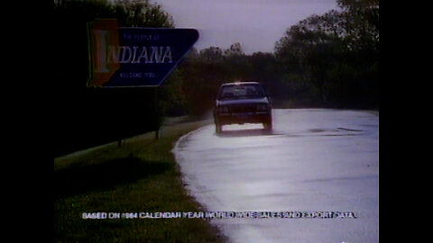 March 31, 1986 - Indiana Ford Dealers & WTHR 'M*A*S*H' Bumper