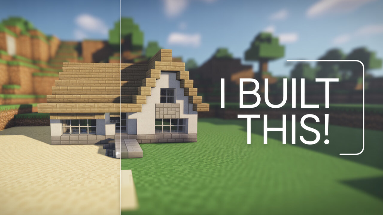 I Build an AMAZING Suburban House in Minecraft!