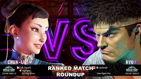 Kuya Kalbo SF6 Ranked Match Roundup. Chun Li Master Rank [Hori Fight Stick]