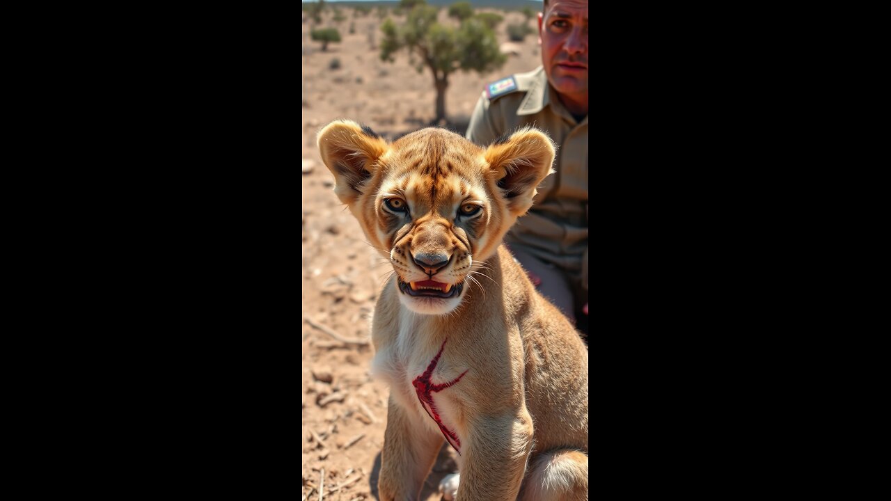 lion in pain: heart warming rescue by brave wildlife team