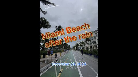 Miami Beach after the rain 🌦️⛈️🌧️💧 #miami #miamibeach #florida #floridalife #robertTraveler